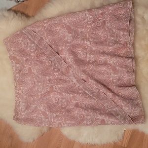 Women  silk skirt ,pink, 14 ,Jones Wear